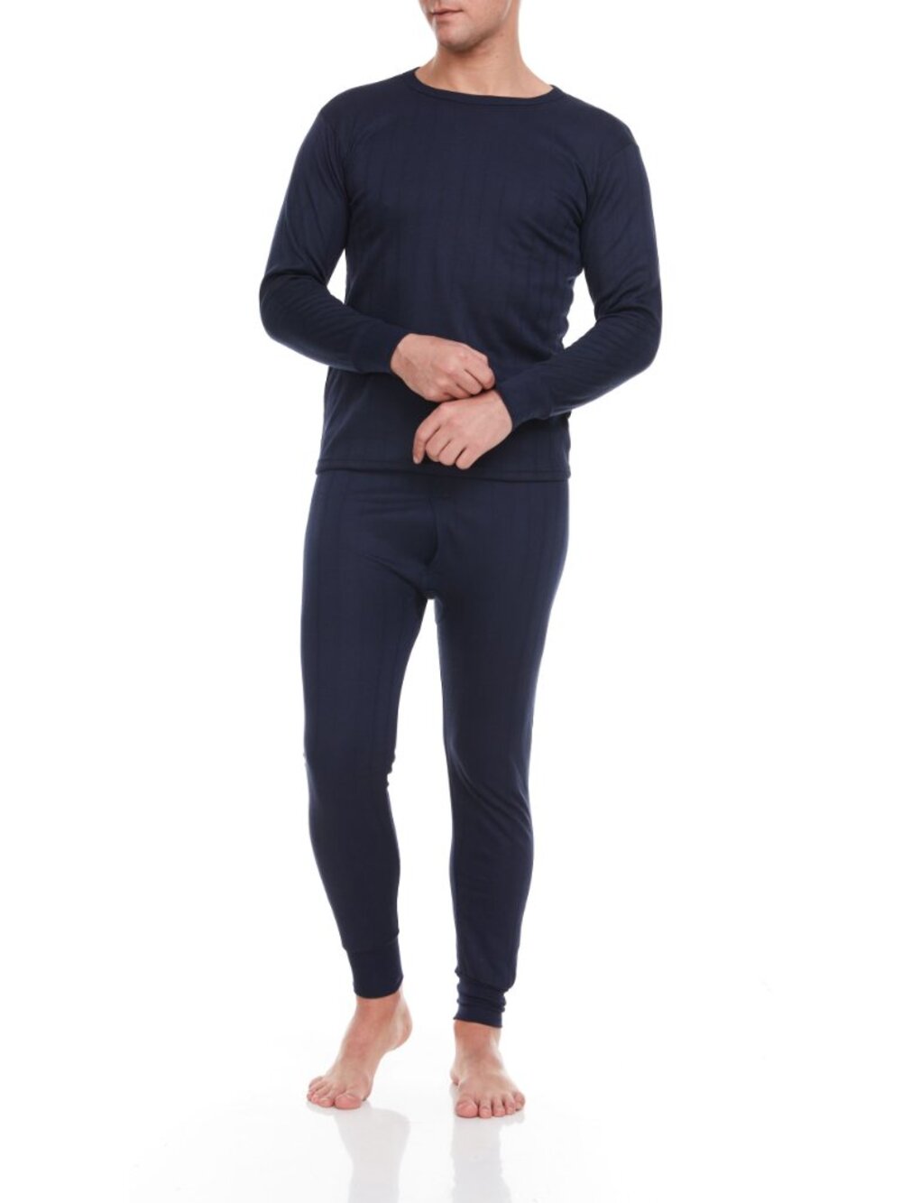 Men Cotton Fleece Thermal Underwear Set 2-Pack Warm Long Johns Winter Base Layer - Picture 4 of 6